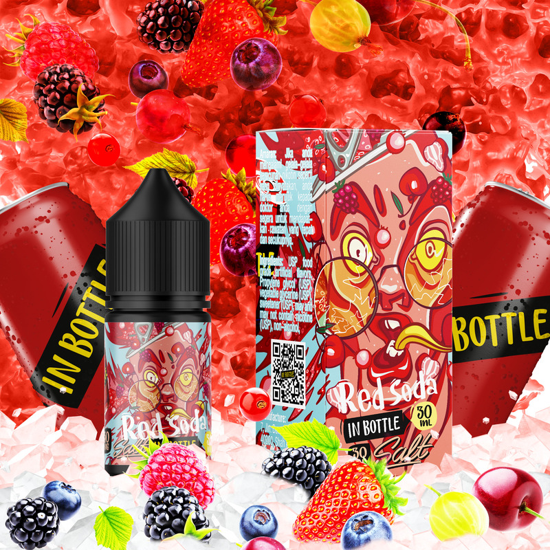 Сольова рідина In Bottle Salt Red Soda 30 мл (Червона газова вода) - Фото 2