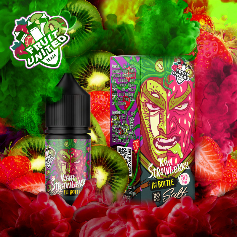 Сольова рідина In Bottle Salt Kiwi Strawberry 30 мл (Ківі з полуницею) - Фото 2