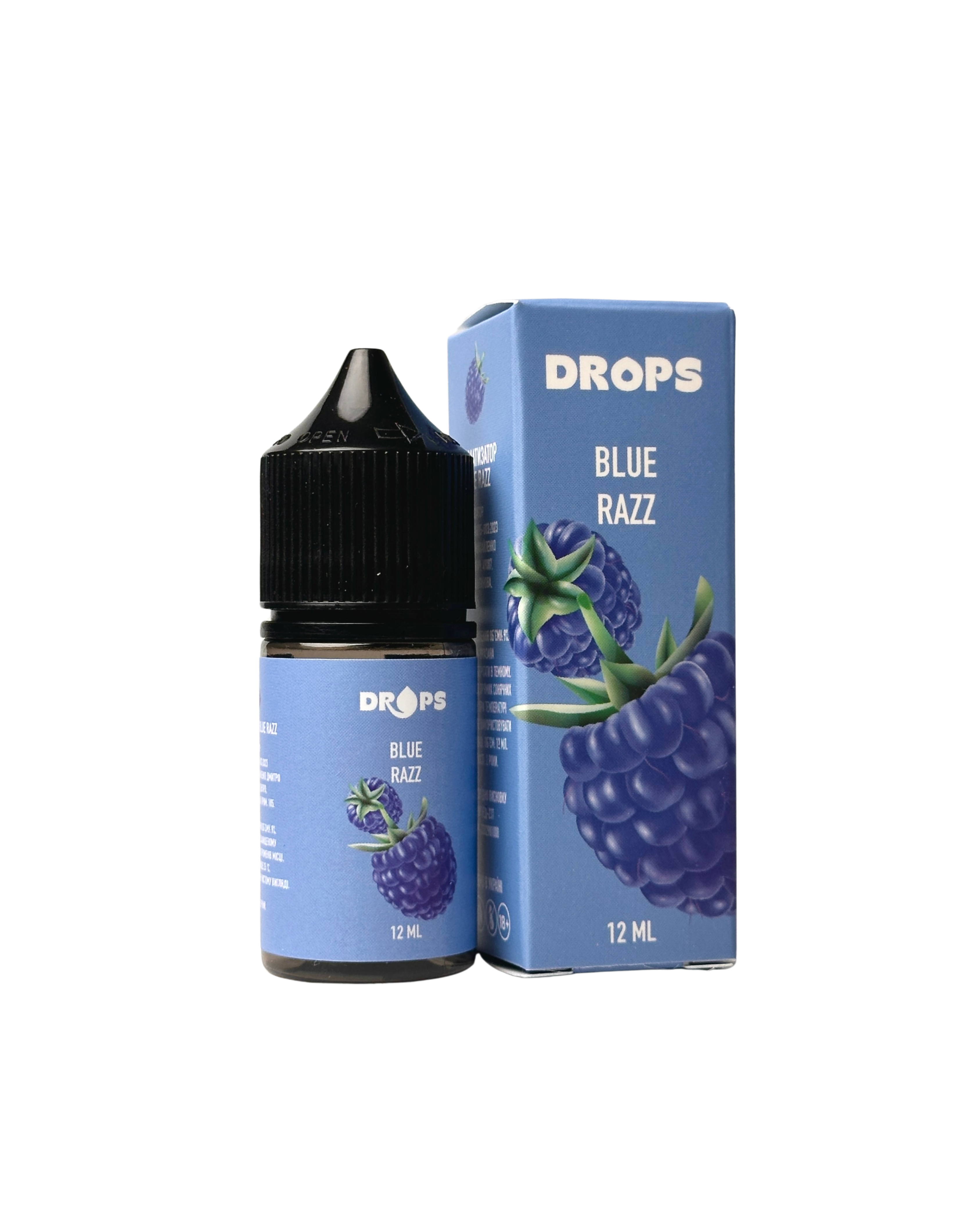 Набор Drops Kit Blue Razz 30 мл (Голубая малина), самозамес