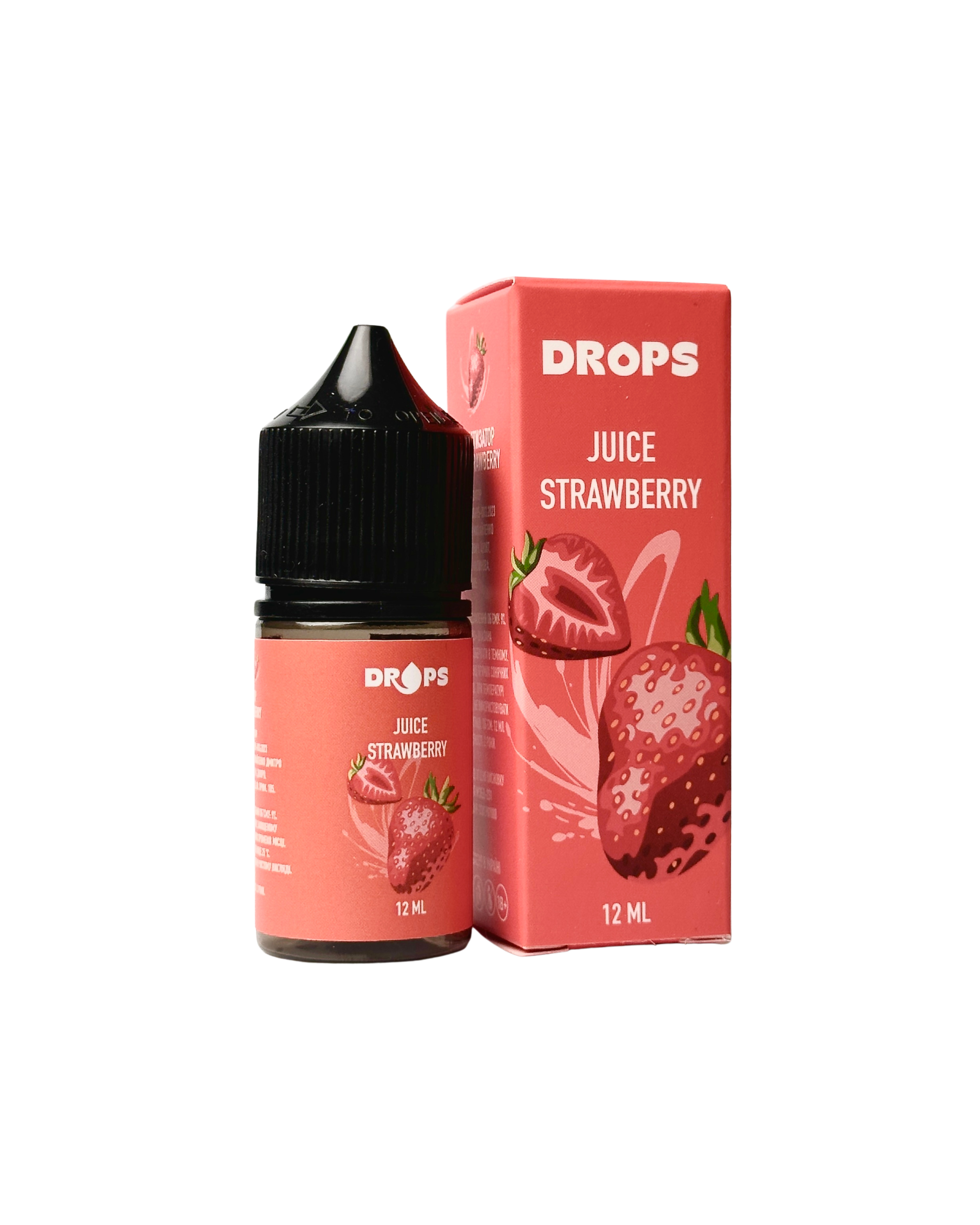 Набор Drops Kit Juice Strawberry 30 мл (Клубничный сок), самозамес