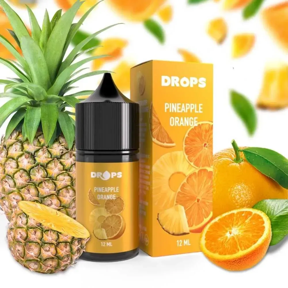 Набір Drops Kit Pineapple Orange 30 мл (Ананас + Апельсин), самозаміс - Фото 3