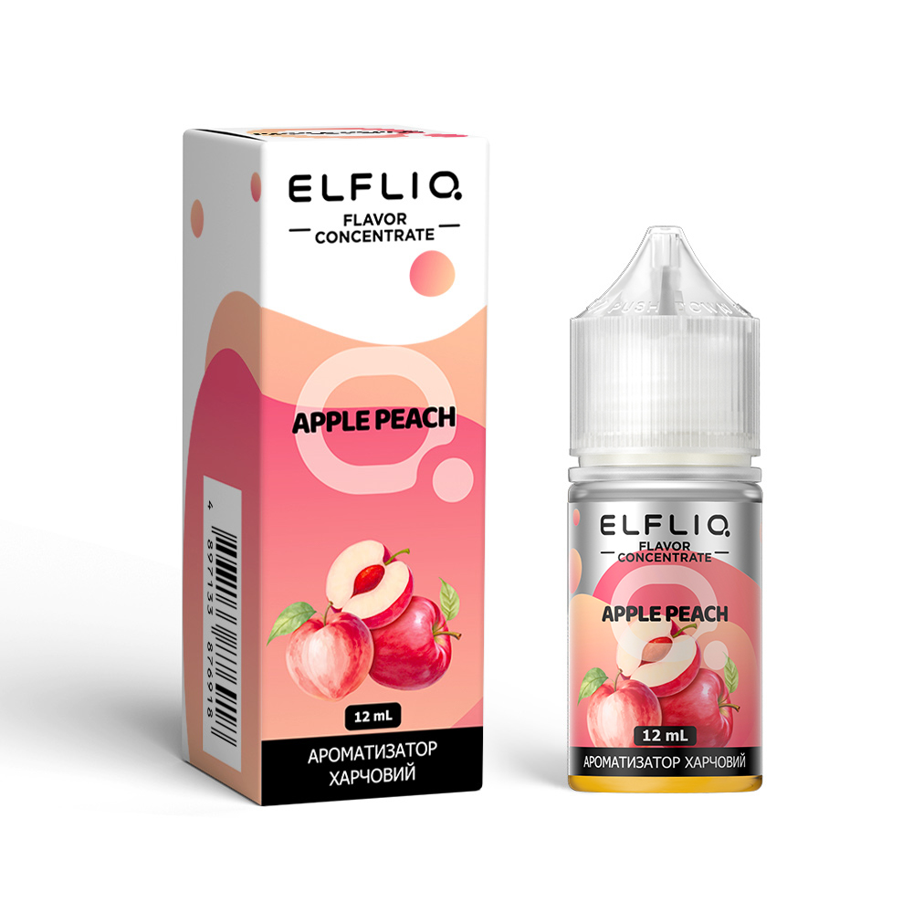 Ароматизатор Elfliq Apple Peach 12 мл (Яблуко + Персик), самозаміс - Фото 2