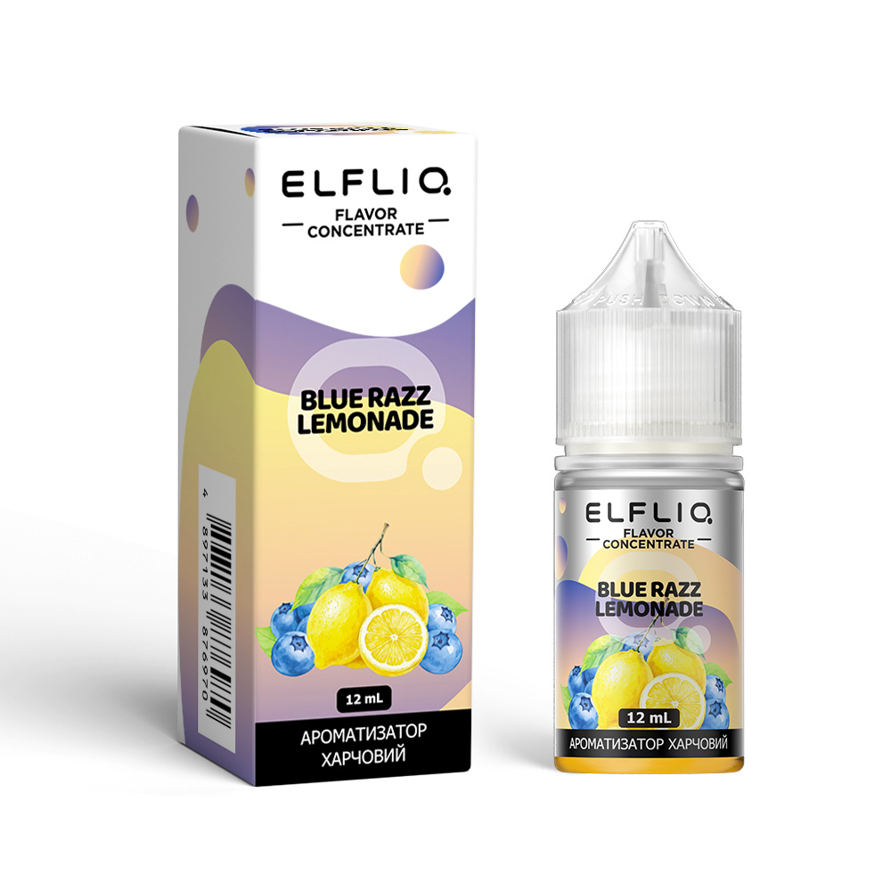 Набор Elfliq Blue Razz Lemonade 30 мл (Черника + Малина + Лимонад), самозамес - Фото 2