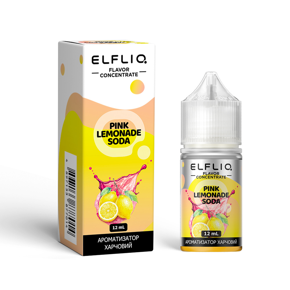 Ароматизатор Elfliq Pink Lemonade Soda 12 мл (Ягодный лимонад), самозамес - Фото 3