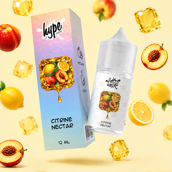Набор Hype GEMS Citrine Nectar 30 мл 50 мг (Цитрусово-фруктовый микс), самозамес - Фото 2