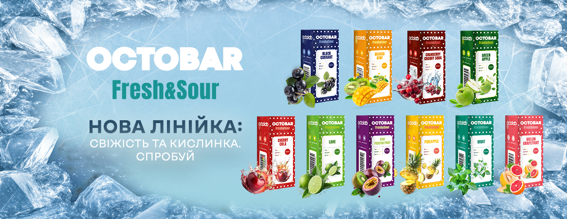 Набір OCTO BAR Fresh Sour Pineapple 30 мл (Ананас), самозаміс - Описание