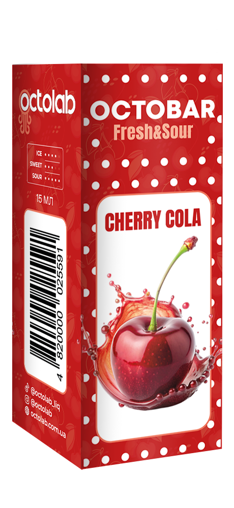 Набор OCTO BAR Fresh Sour Cherry Cola 30 мл (Вишневая кола), самозамес - Фото 2