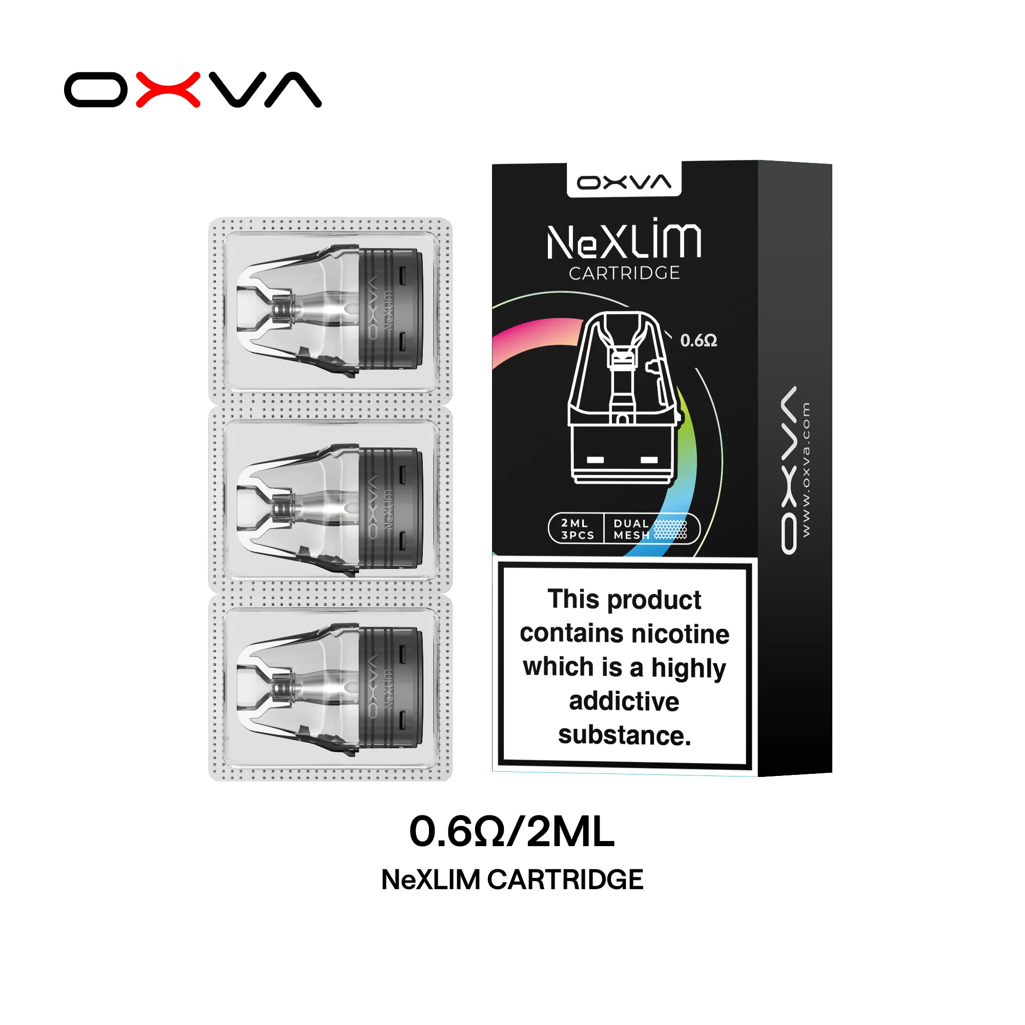 Картридж OXVA NeXLIM 0.6 Ом 2 мл - Фото 3