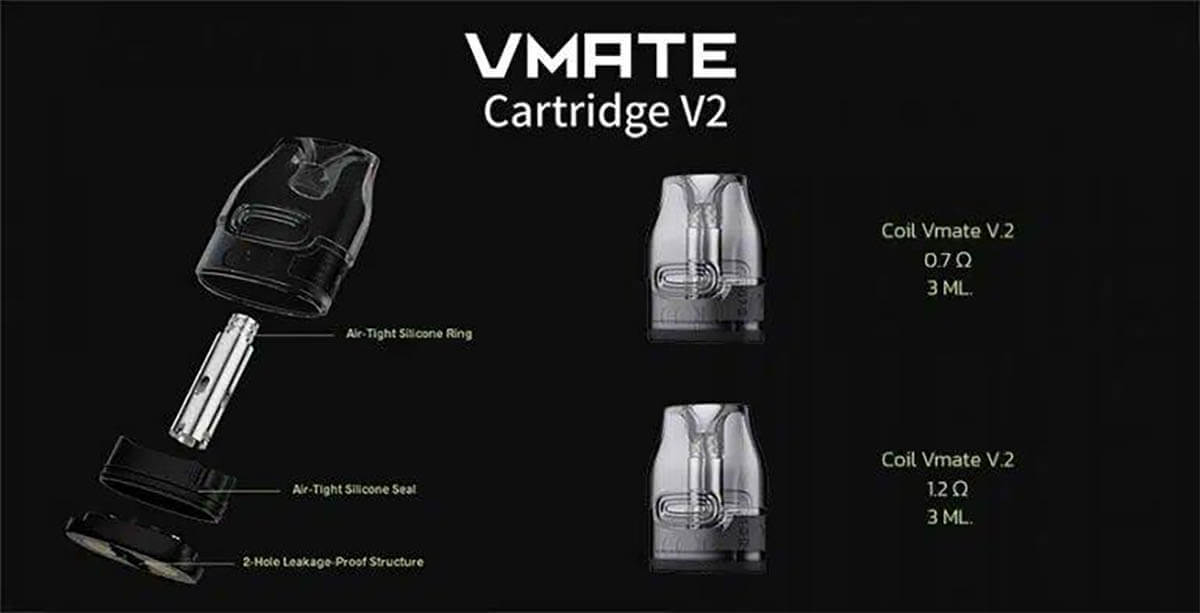 Картридж Voopoo VMATE V2 1.0 Ом - Описание