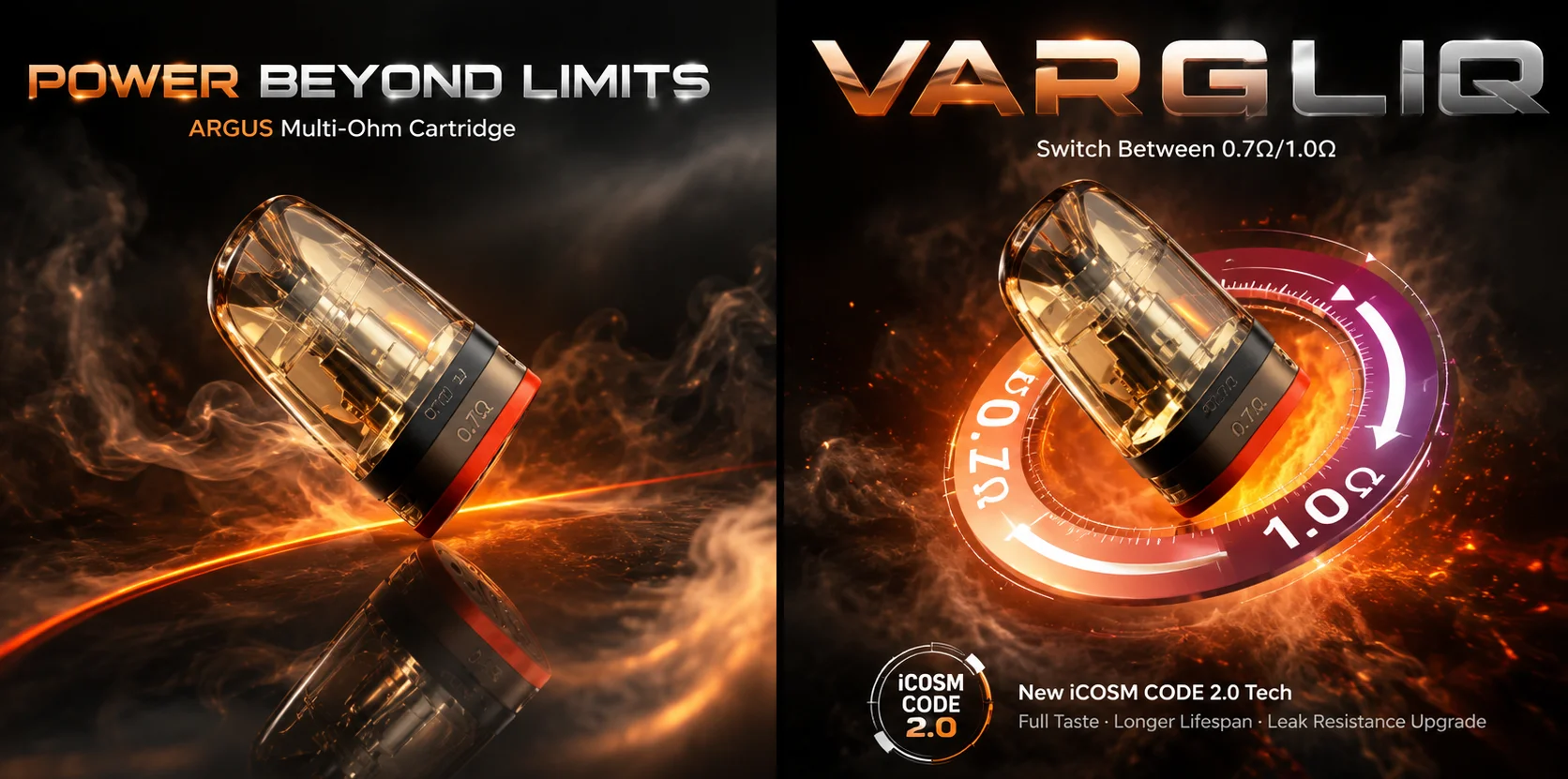 Картридж Voopoo Argus Multi-Ohm 0.7 Ом 3,5 мл - Описание Картридж Voopoo Argus Multi-Ohm 0.7 Ом 3,5 мл - Описание