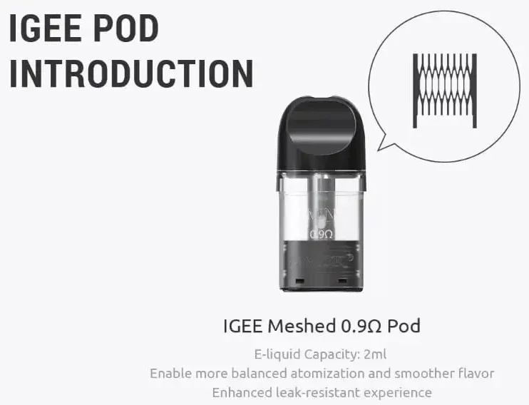SMOK IGEE A1 Kit 650mAh Black - Описание