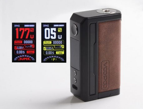 VOOPOO Drag 3 177W Box Mod Sandy Brown, подик - Описание