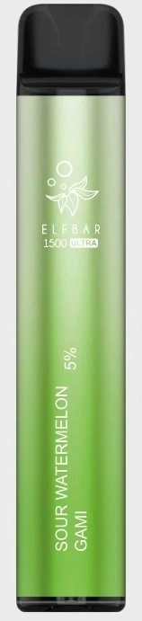 Одноразка Pod Elf Bar 1500 Ultra 850mAh 5% Sour Watermelon Gummy (Кислі ...