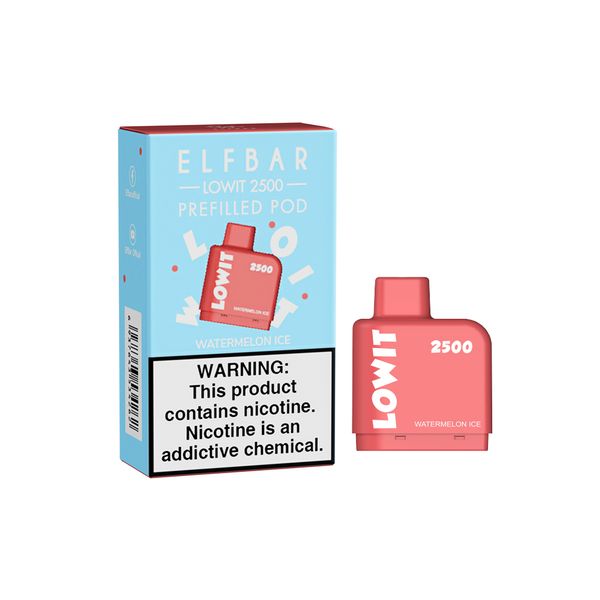 Картридж для вейпа Elf Bar Lowit 2500 Watermelon Ice 5% - Фото 2