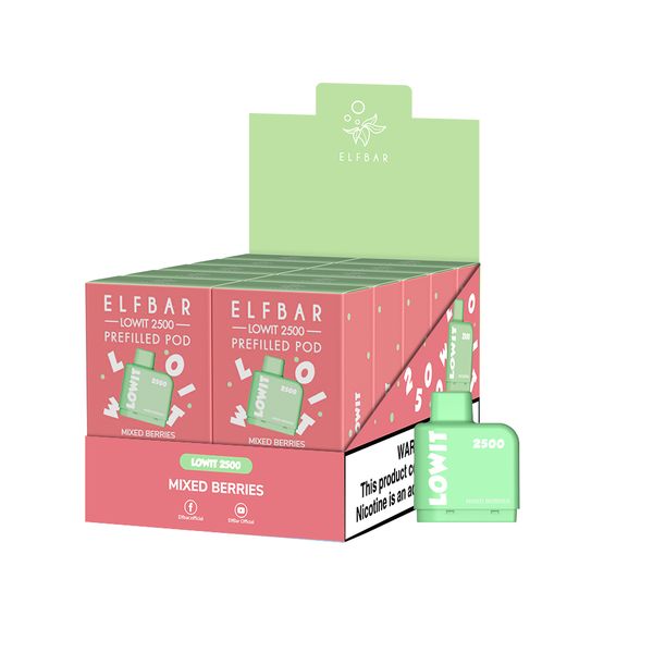 Картридж для вейпу Elf Bar Lowit 2500 Mixed Berries 5% - Фото 2