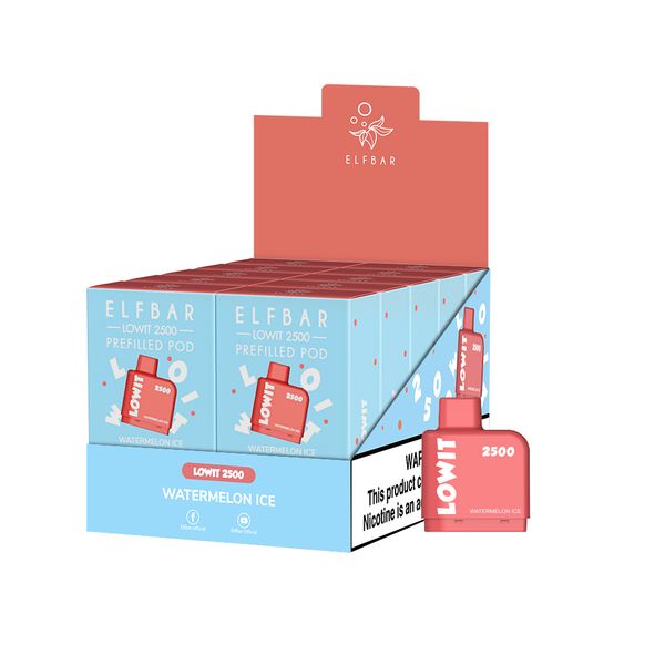 Картридж для вейпу Elf Bar Lowit 2500 Watermelon Ice 5% - Фото 4