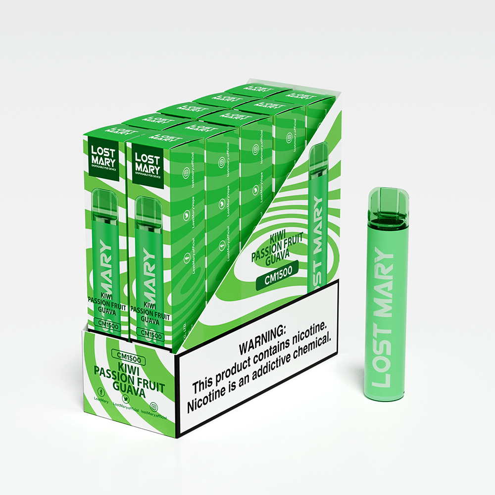 Одноразка Pod Lost Mary CM1500 PRO Kiwi Passion Fruit Guava 5% (Ківі + Маракуя + Гуава) - Фото 2