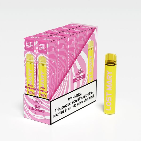 Одноразка Pod Lost Mary CM1500 PRO Pink Lemonade 5% (Ягідний лимонад) - Фото 3