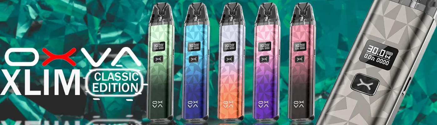 OXVA Xlim Pod System Kit Classic Edition 1000 mAh Black подік - Описание