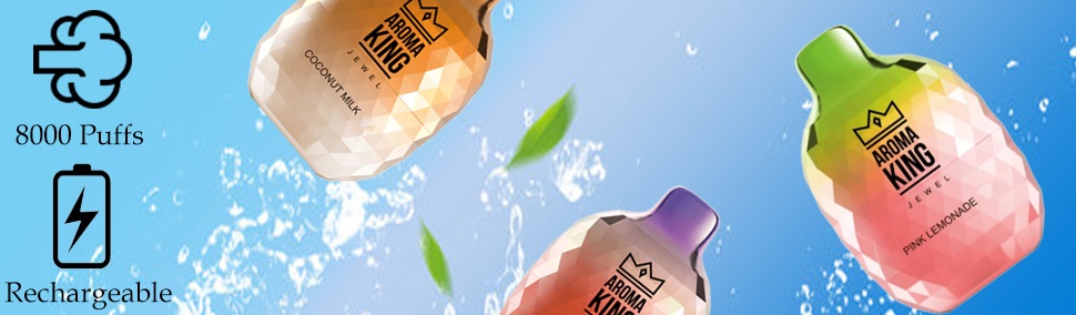 Безникотиновый одноразовый Pod Aroma King Jewel 8000 650 mAh Lemon Mango 0% (Лимон с манго) - Описание