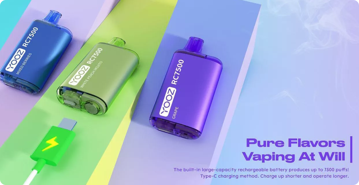 Одноразовый Pod YOOZ 7500 650 mAh Blueberry 5% (Черника) - Описание
