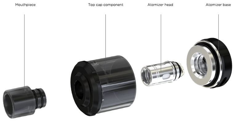 Wismec Sinuous V80 Kit with Amor NSE Tank Black - Описание Wismec Sinuous V80 Kit with Amor NSE Tank Black - Описание